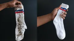 Dodaj 4 łyżki stołowe na 3 litry wody, a nawet twoje najstarsze skarpety staną się bielsze niż śnieg.